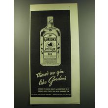 1949 Gordon's Distilled London Dry Gin Ad