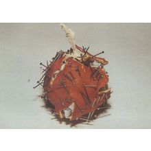 Deborah Weldon Textile Crafts Art Pierced Broken Heart Odd Postcard