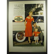 1953 General Tires Ad - Jane Powell Ad - A tire can mean everything