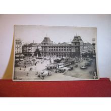 GARE DU NORD, BRUXELLES, BRUSSELS unused vintage postcard RP =