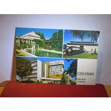 multiview, OSHAWA, ONTARIO, CANADA used postcard =