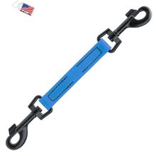 Dog Pet Prong Collar Safety Backup Clip W 3/4" x L 10.5" Cerulean Blue