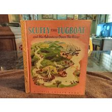 Little Golden Book Scuff The Tugboat (B) Edition By Gertrude Crampton 1948