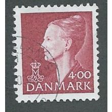 DEN 1997 4.00KR 'QUEEN MARGRETHE II' FINE USED (EBID43-051)