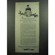 1931 American Express Travel Ad - Made It a Business