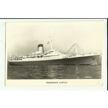 Union-Castle Line RMS PENDENNIS CASTLE Postcard by Valentine (RP.228)