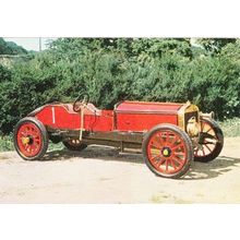 1908 Austin GP Racing Classic Car Photo Postcard