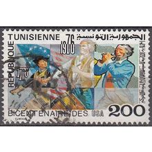 Tunisie 1976 Michel 895 O Cote (2005) 1.00 Euro Bicentenaire des Etats-Unis