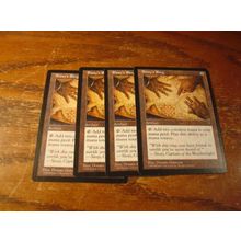 Magic The Gathering, MTG, 4-Cards, 1996, SISAY'S RING, nm