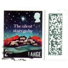 2023 Christmas. 2nd Large. Bethlehem. Self Ad Die Cut. Fine Used On Piece