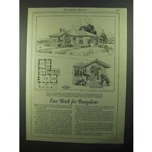 1921 American Face Brick Association Ad - House No. 610