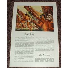 1947 Travelers Insurance Ad, Devil Drive Celebesians!