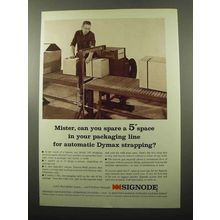 1969 Signode Model 310 Strapping Machine Ad