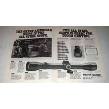 1973 Weaver Model K4 Scope Ad - Tough Hunting