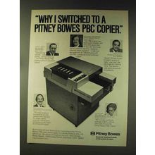1976 Pitney Bowes PBC Plain Bond Copier Ad - I Switched