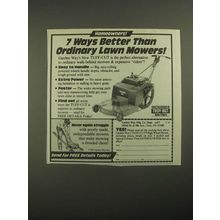 1987 Garden Way Mfg Tuff-Cut Mower Ad - 7 Ways Better Than Ordinary