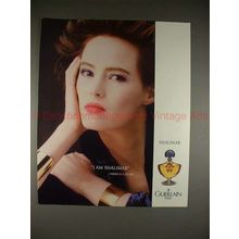 1988 Guerlain Shalimar Perfume Ad w/ Gabrielle Lazure!!