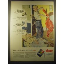 1953 Cheer Detergent Ad - But if you had those clothes to wash