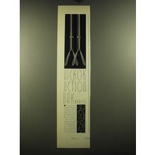 1938 Hickok Action Bak Braces Advertisement