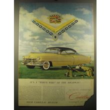 1952 Cadillac Car Ad - It's a who's who of the highway