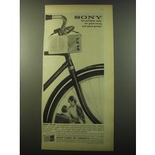 1960 Sony TR 84 Radio Ad - Sony the pocketable radio for good living