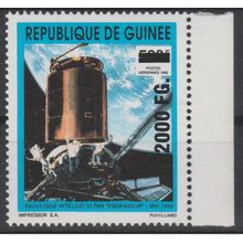 Guinée 2009 Mi. 6721 surchargé Space Espace Intelsat Endeavour Airmail