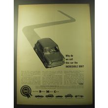 1960 BMC Cars Ad - Why do we call this car the incredible 850?