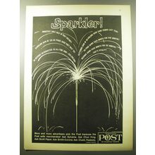1960 The Saturday Evening Post Magazine Advertisement - Sparkler!