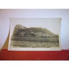 ROCK OF GIBRALTAR. View from Spanish Coast. unused antique postcard RP =