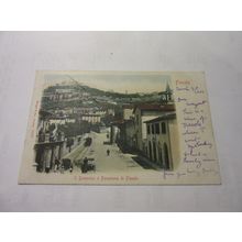 S. DOMENICO, FIESOLE, ITALY used antique postcard 1901 pm =
