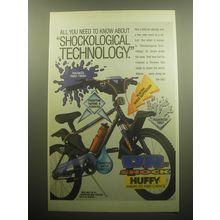 1993 Huffy Dr. Shock Bicycle Ad - need to know about shockological technology