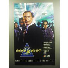 1993 NBC SeaQuest DSV TV Show Advertisement - Starring Roy Scheider