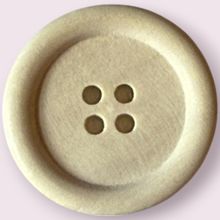 30mm Round Buttons Natural Wooden 4 Hole Cardigans Handmade Knitting Sewing