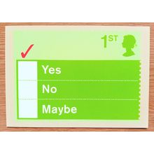 POSTCARD: MULTIPLE CHOICE - YES, NO, MAYBE: 2003