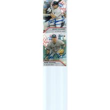JACOBY ELLSBURY & MARK TEIXEIRA AUTO 2016 NEW YORK YANKEES WORLD CHAMPION PLAYER
