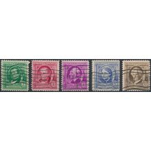 Famous American Authors - USA 1940 - FH - Sc 859/63