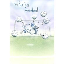 Have Fun Today Grandson! - Birthday Greeting Card - 1824C