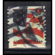 Used 3633 37c U.S. Flag Fine W4837
