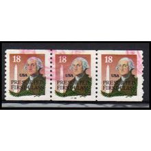 Used 2149a 18c George Washington Very Fine PNC 33333/3 PA2707