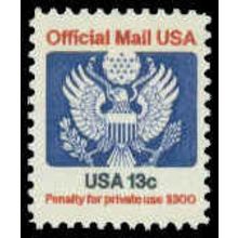 O129 13c Eagle Fine MNH G0602