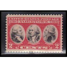 703 2c Yorktown Just Clears MNH O4912