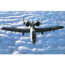 Thunderbolt A10 Stunning Airborne Aerial Flight Postcard
