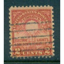 Used 655 2c Edison's First Lamp Fine NA1618