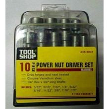 Tool Shop 10-Piece Power Nut Driver Set (236-9847)