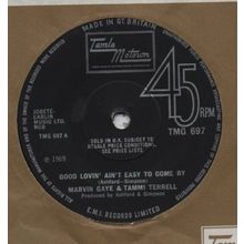 Marvin Gaye & Tammi Terrell Good lovin' ain't easy to come by 7" single TMG697
