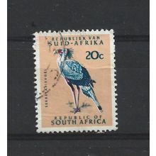 SouthAfrica.SG208 20c Secretary Bird.Variety Unchecked.Fine Used.Aug25b