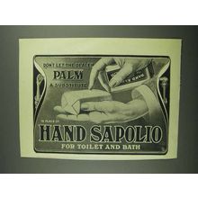 1902 Hand Sapolio Soap Ad - Don't Palm a Substitute