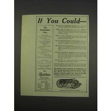 1913 Studebakers New Ideal Dump wagon Ad - If You Could