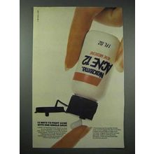 1985 Noxzema Acne 12 Acne Medicine Ad - Fight Acne