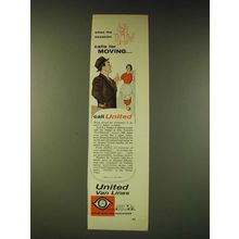 1960 United Van lines Ad - The occasion calls for Moving